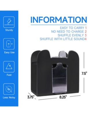 Automatic Card Shuffler, 4-Deck, AC/DC & Battery-Operated