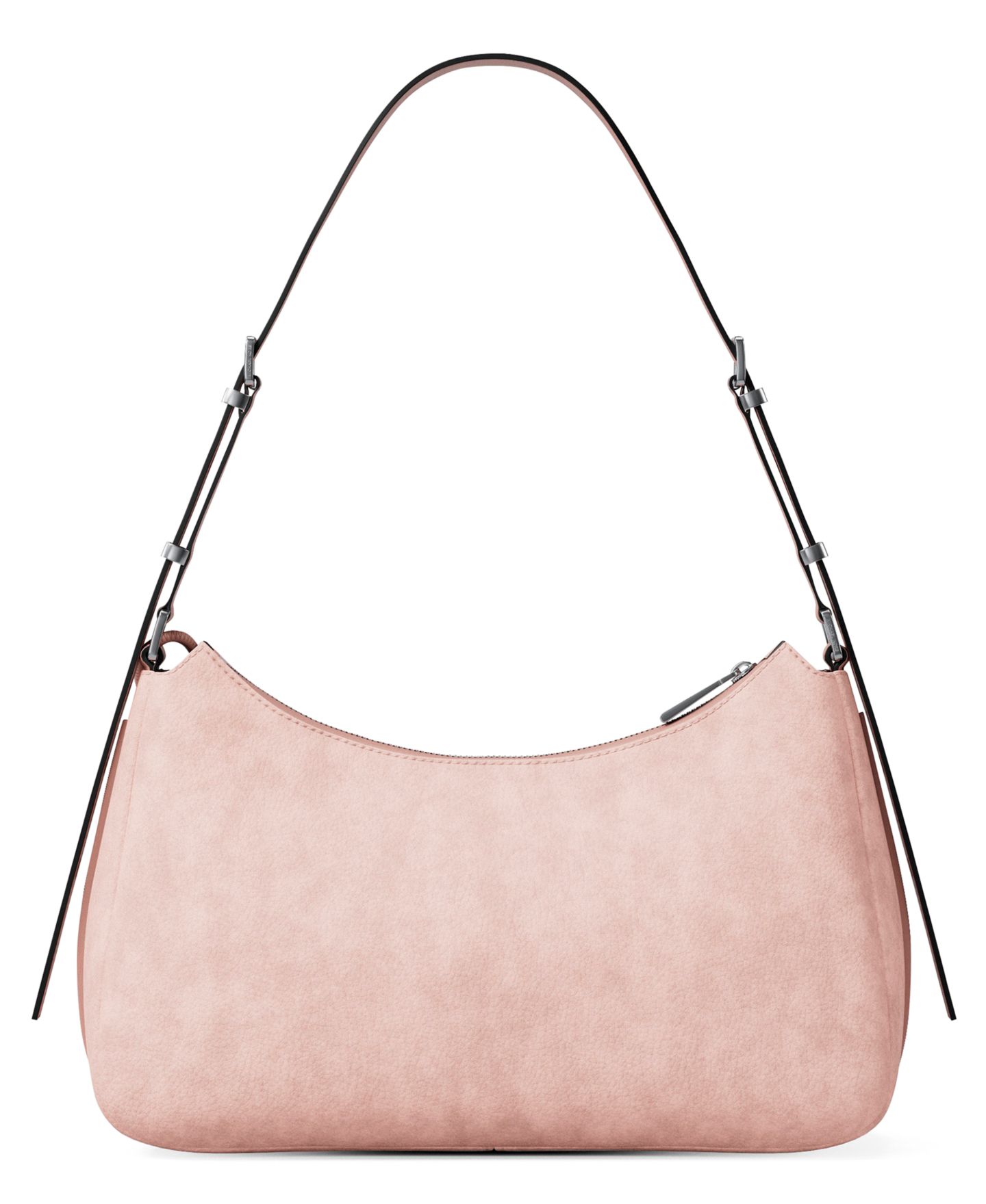 Женская сумка MICHAEL Michael Kors Nolita Medium Nubuck Convertible Shoulder, цвет: Розовый — фото 3