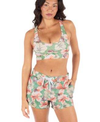 Women's Gingko Cloud Printed Board Shorts