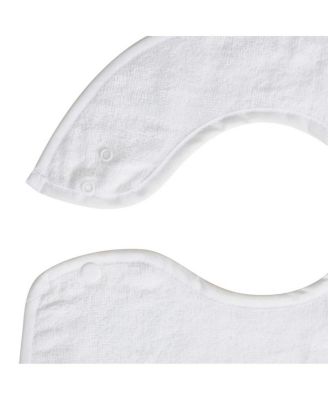 Soft Bibs with Snaps - Set of 6
