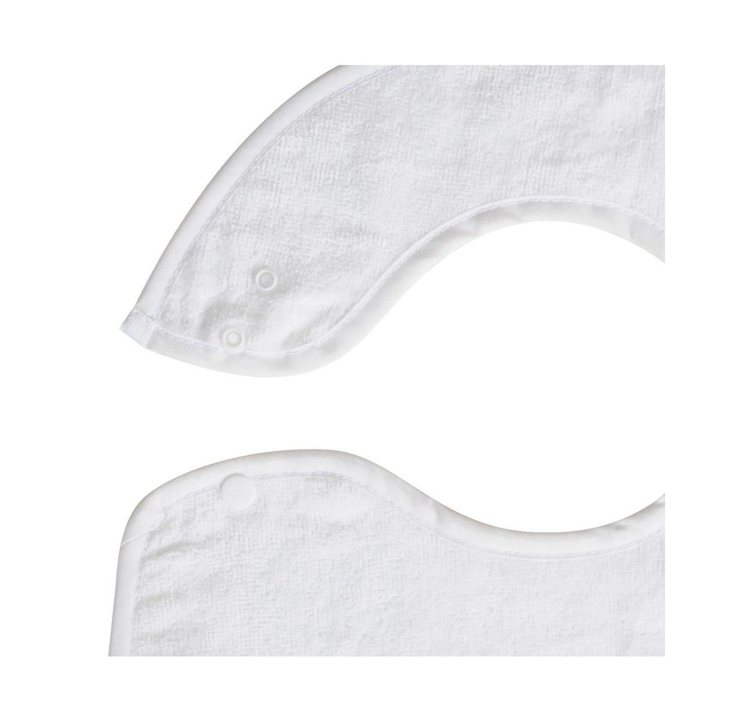 Soft Bibs with Snaps - Set of 6