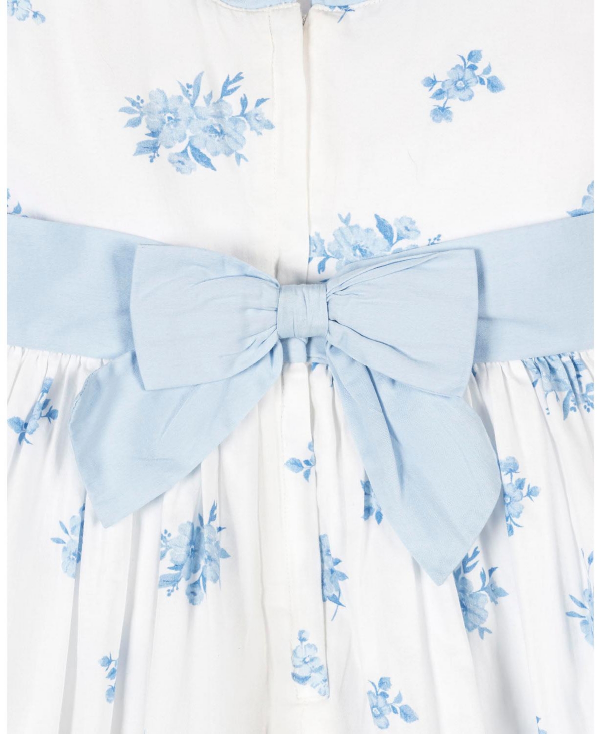 Hope & Henry Little and Big Girls Organic Puff Sleeve Sateen Party Dress