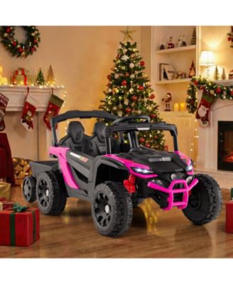 12V Electric Ride On Tractor with Parent Remote for Kids