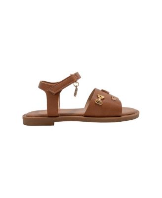 Girls Girl's  Fashion Sandals – Dressy Shoes with Decorative Metal Charms