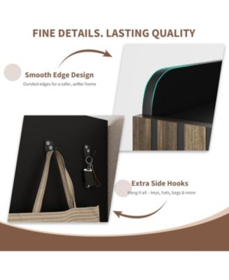 Modern Freestanding Shoe Cabinet for Entryway Featuring Adjustable Shelves and Convenient Doors for Organized Storage Large Capacity