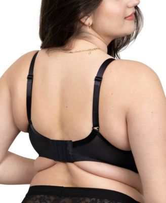 Women's No Show Lace Plunge T-Shirt Bra