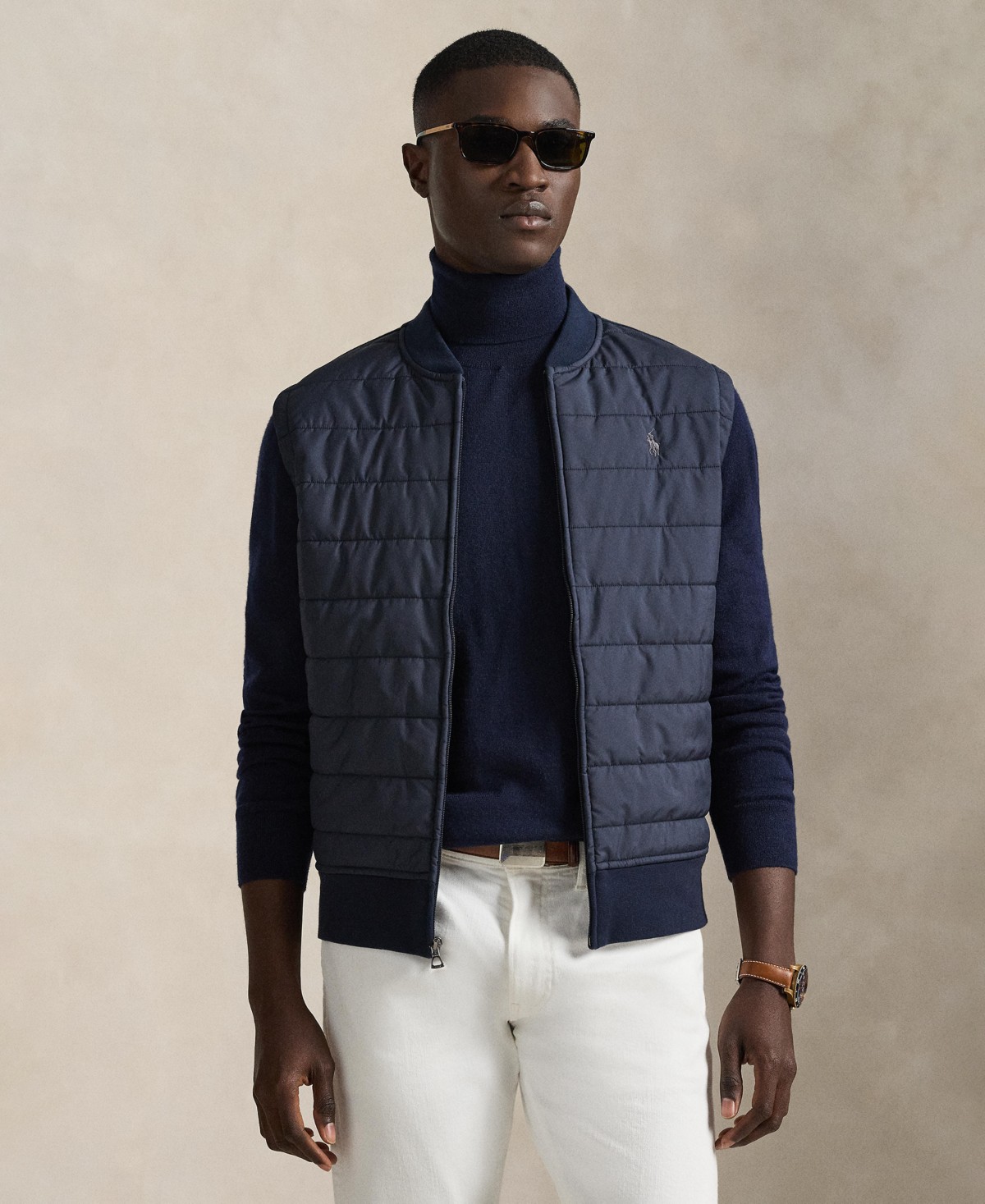 Мужские жилеты Polo Ralph Lauren Men's Full-Zip Quilted Vest — фото 1