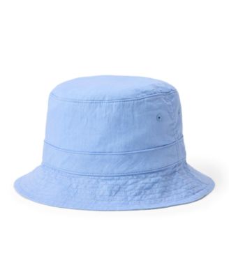 Men's Logo and Bear Embroidered Bucket Hat