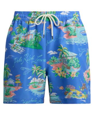 Men's Printed Swim Trunks