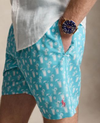 Men's Printed Swim Trunks