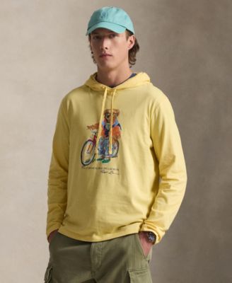 Men's Long-Sleeve Hooded T-Shirt