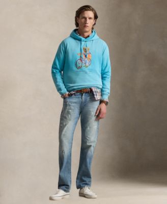 Men's Bears Print Hooded Sweatshirt