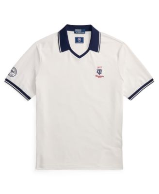 Men's Embroidered Wimbledon Short-Sleeve Polo Shirt