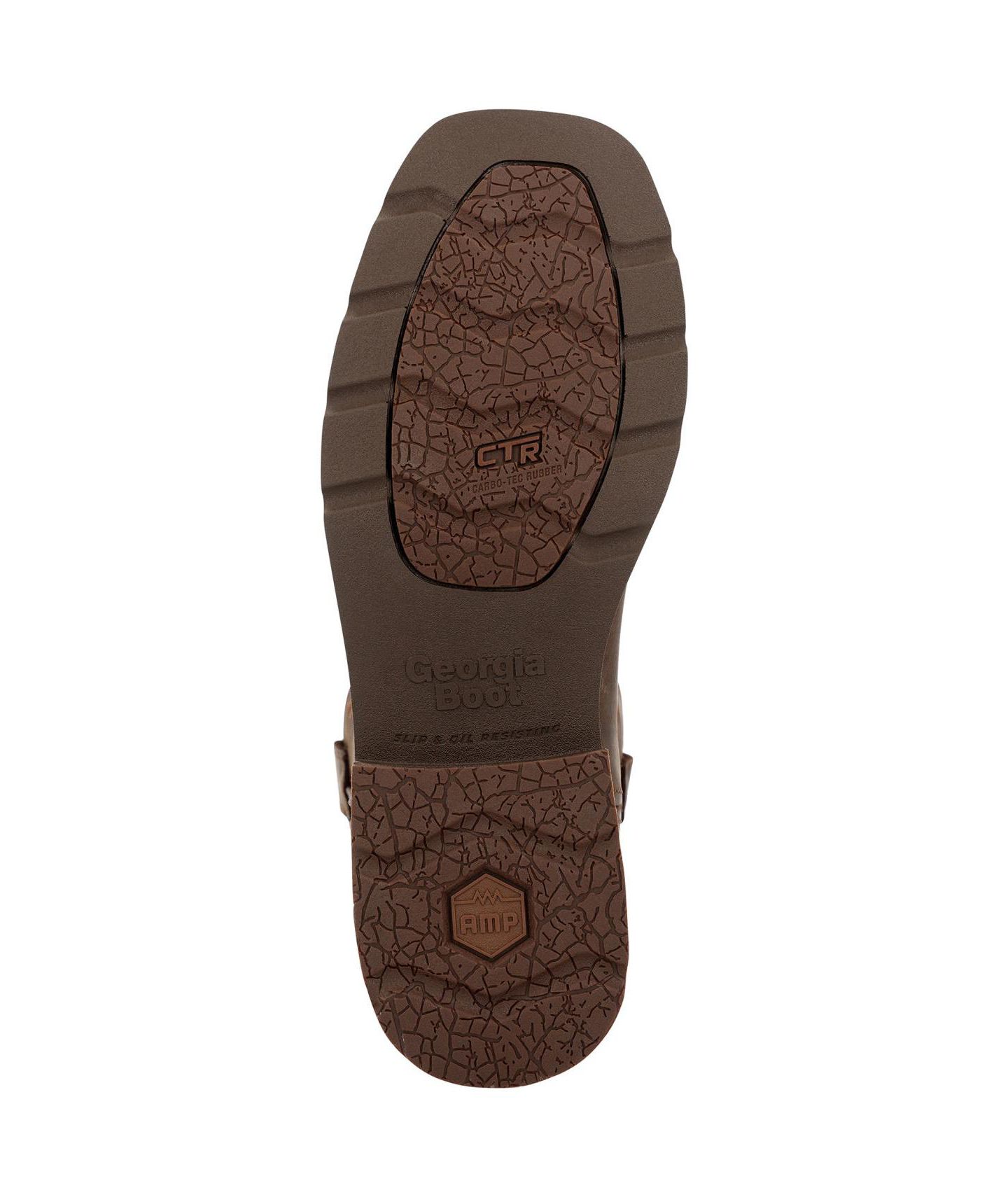 Мужские ботинки GEORGIA BOOT Core 37 11" Steel Toe Western Pull-On Work Boot, цвет: Коричневый — фото 4