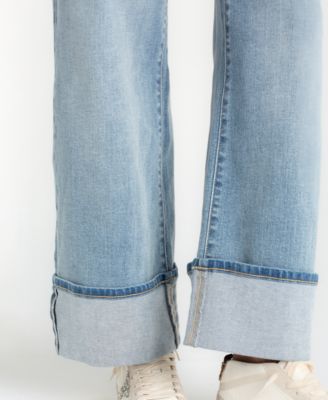 Petite Morgan High-Rise Wide-Leg Jeans