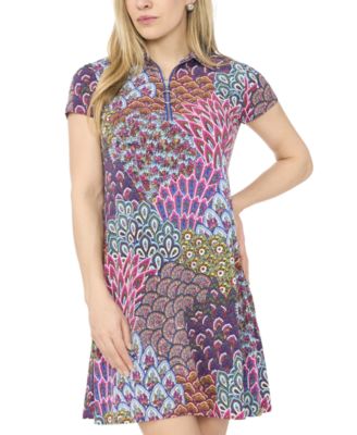 Petite Shirt Collar Mini Dress