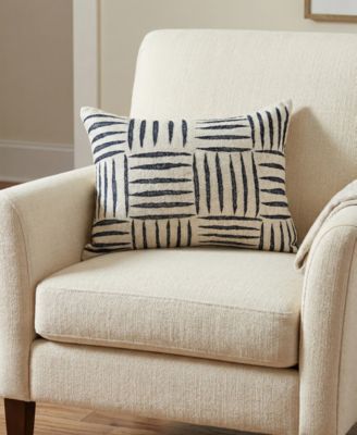 Grace Cotton Blend Decorative Pillow, 14" x 20"
