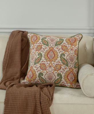 Ada Cotton Blend Decorative Pillow, 20" x 20"