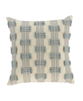 Lena Cotton Blend Decorative Pillow, 18" x 18"