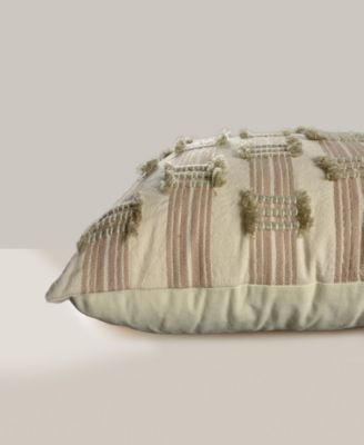 Lena Cotton Blend Decorative Pillow, 18" x 18"