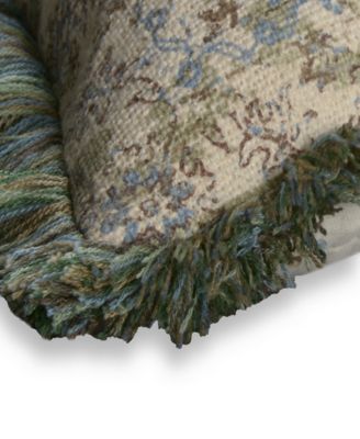 Katherine Embroidered Decorative Pillow, 14" x 20"