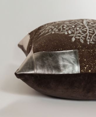 Ivy Cotton Decorative Pillow, 22" x 22"