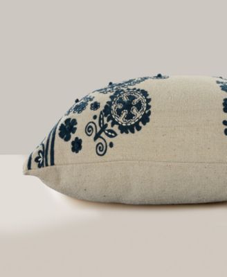 Anna Cotton Decorative Pillow, 14" x 20"