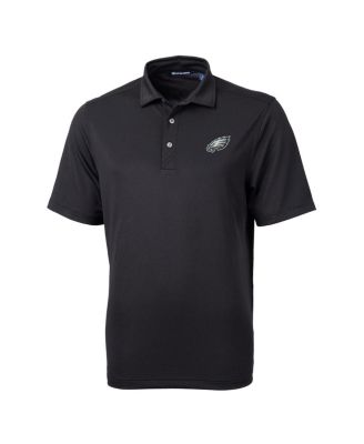 Men's Black Philadelphia Eagles Virtue Eco Pique Polo Shirt