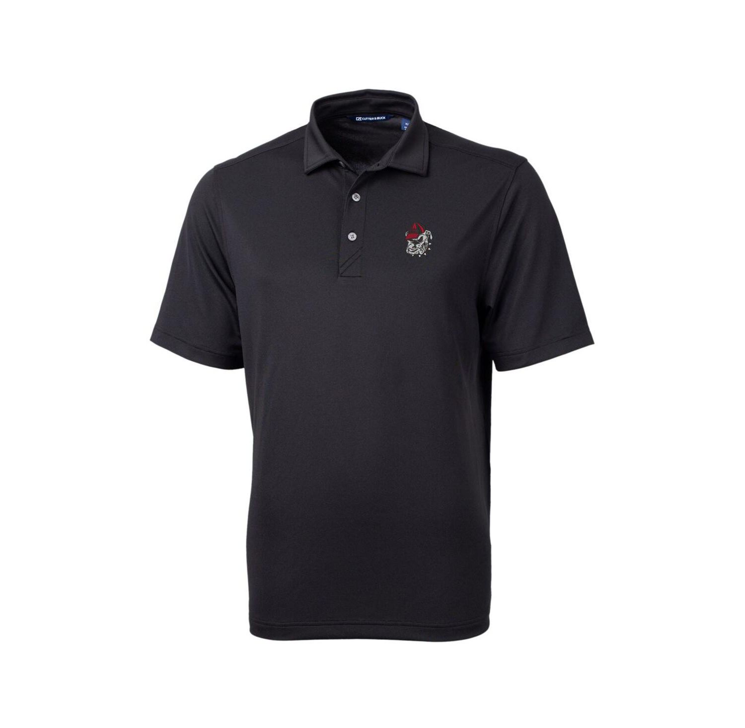 Men's Black Georgia Bulldogs Big & Tall Virtue Eco Pique Polo Shirt