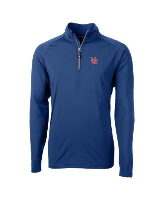 Men's Royal Ole Miss Rebels Adapt Eco Knit Stretch Quarter-Zip Pullover