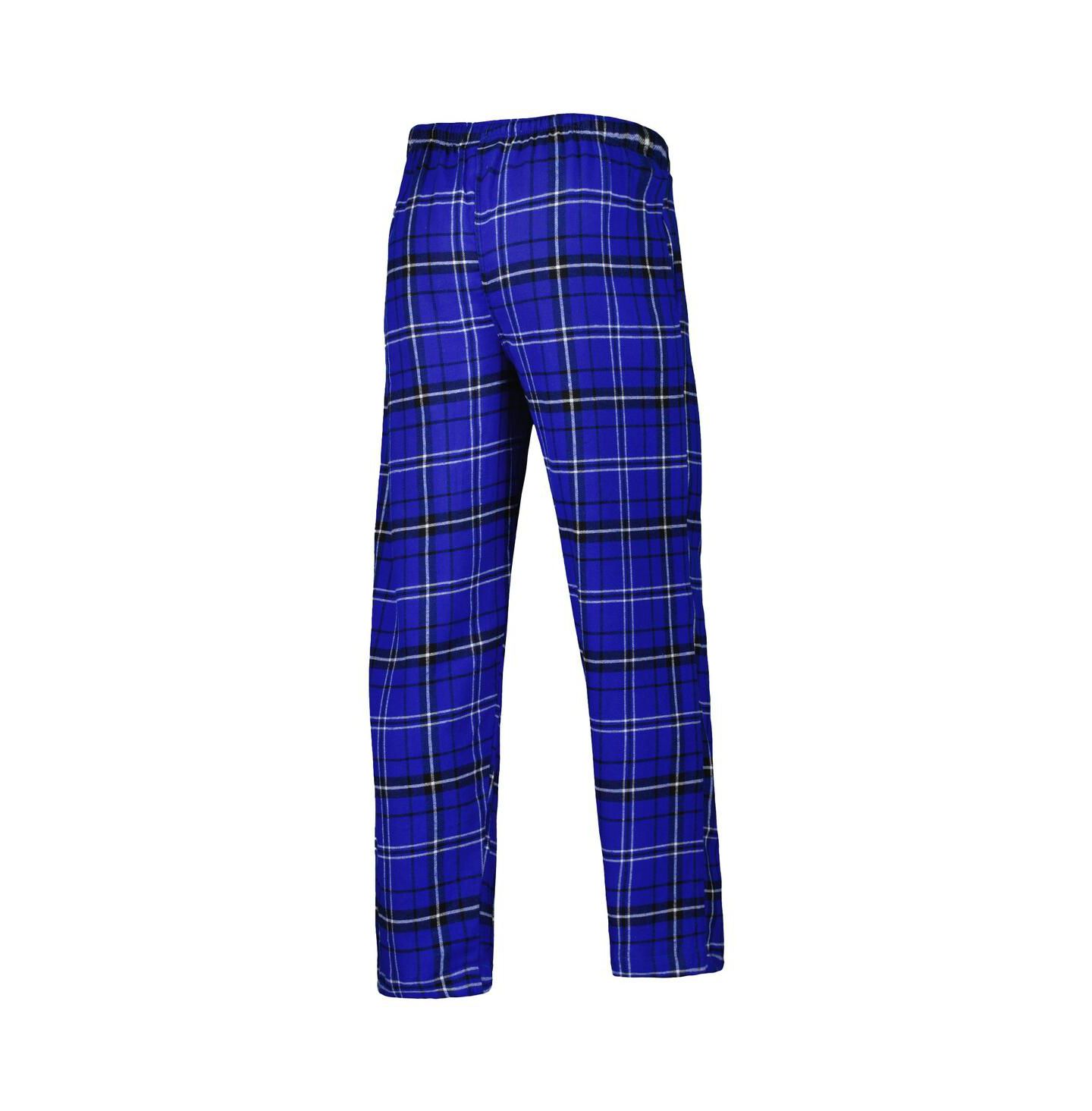 Мужские фланелевые штаны Concepts Sport Golden State Warriors Ultimate Plaid, Royal/Black — фото 3
