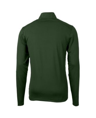 Men's Hunter Green Philadelphia Eagles Virtue Eco Pique Quarter-Zip Pullover