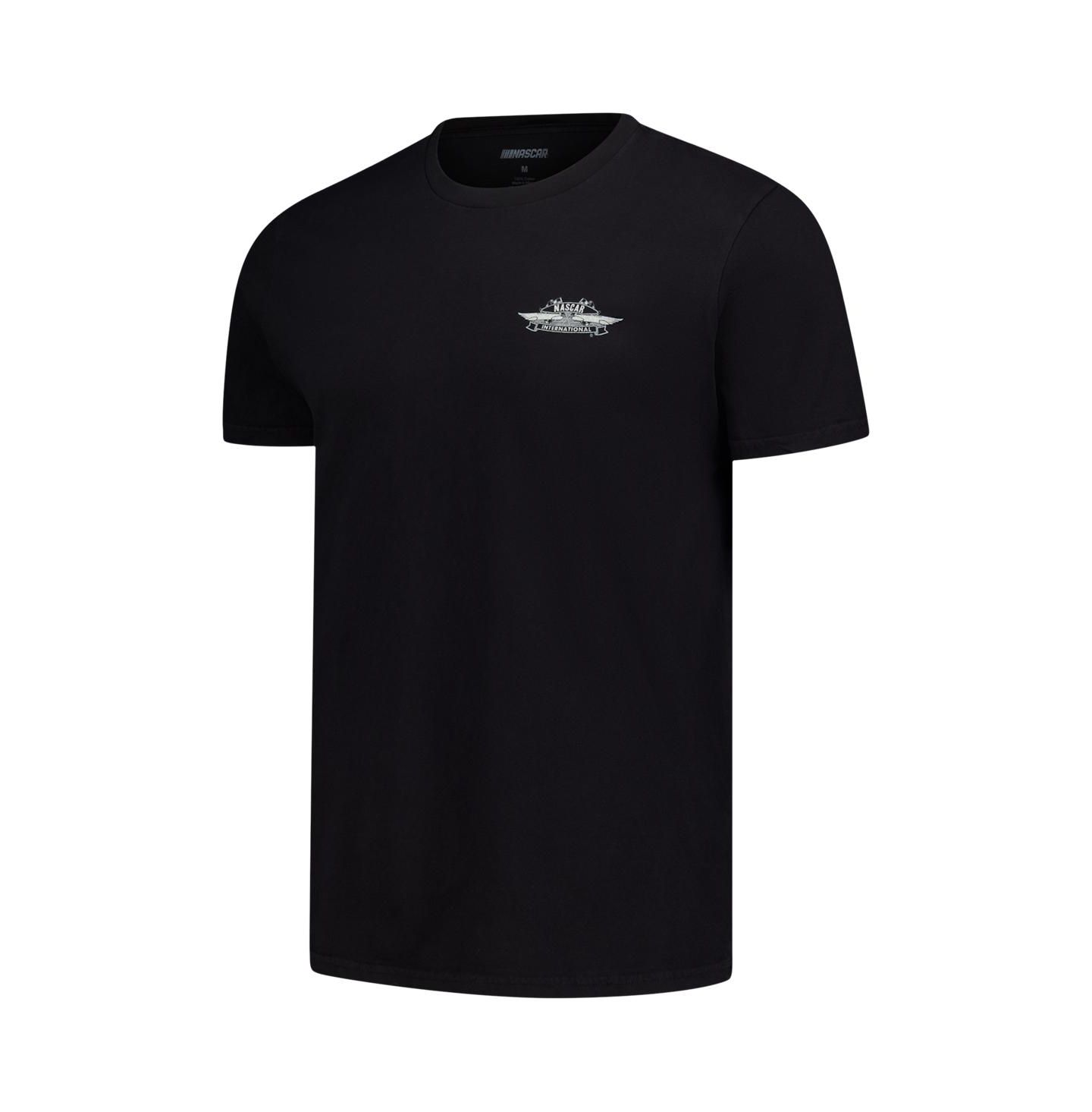 Мужская футболка Checkered Flag Sports Black NASCAR 2-Spot Moonshine Finish Line — фото 2