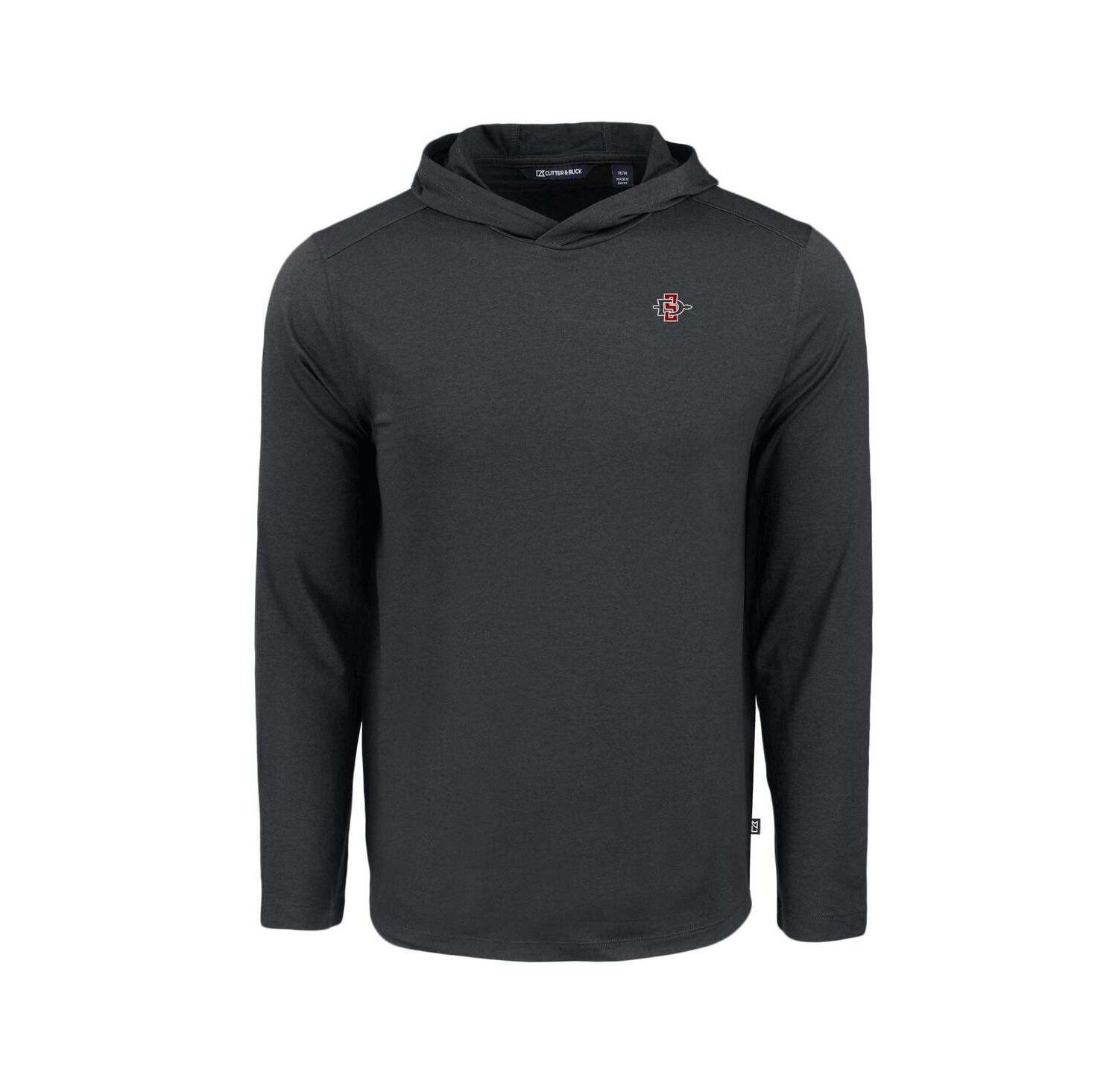 Men's Black San Diego State Aztecs Coastline Epic Comfort Eco Long Sleeve Hoodie