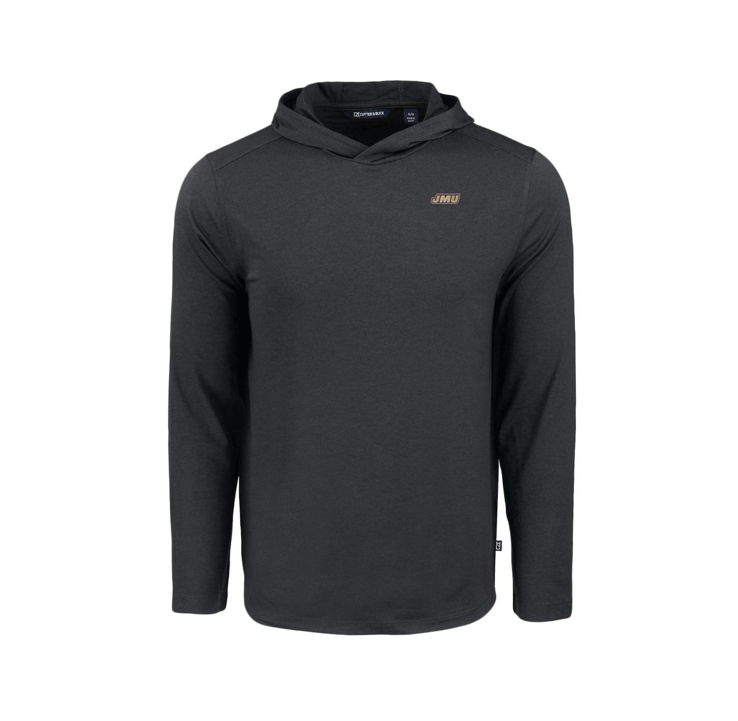 Men's Black James Madison Dukes Coastline Epic Comfort Eco Long Sleeve Hoodie