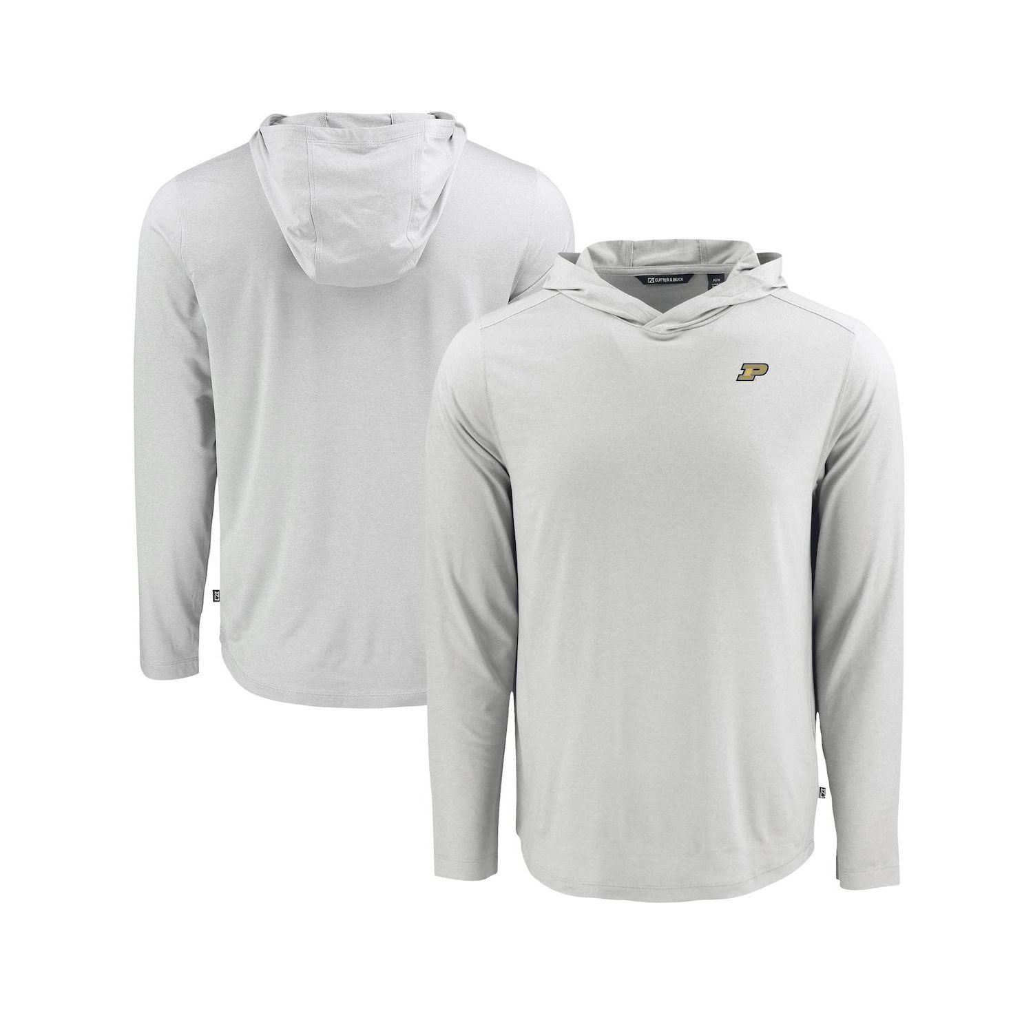 Men's Gray Purdue Boilermakers Coastline Epic Comfort Eco Long Sleeve Hoodie