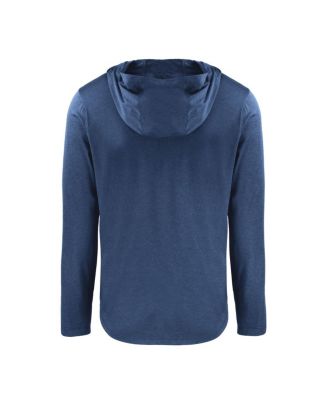 Men's Navy Michigan Wolverines Coastline Epic Comfort Eco Long Sleeve Hoodie