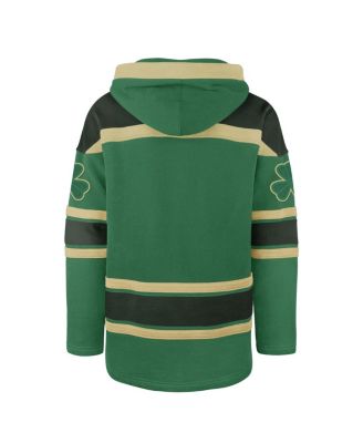 Men's Kelly Green Chicago Bulls McLucky Superior Lace-Up Pullover Hoodie