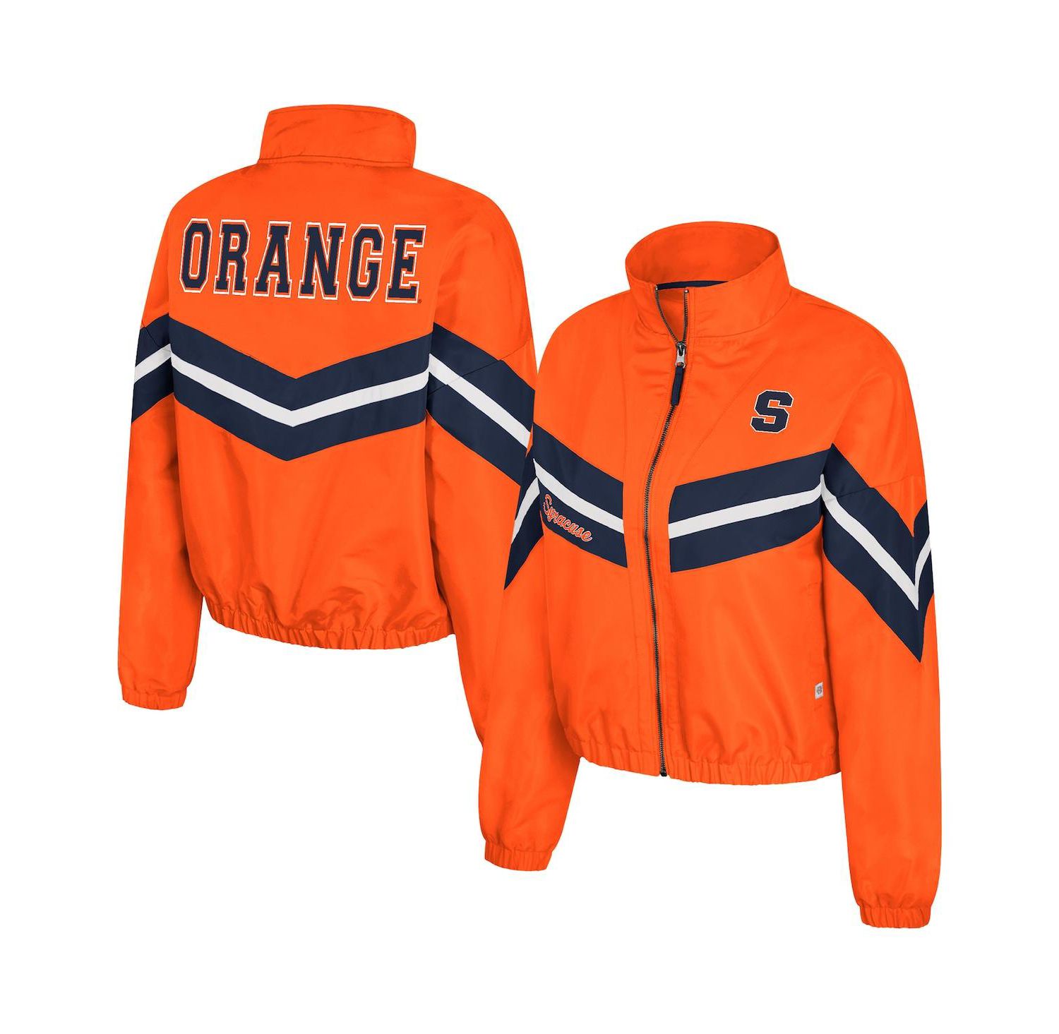 Women's Syracuse Orange Thin Ice Full-Zip Windbreaker Jacket