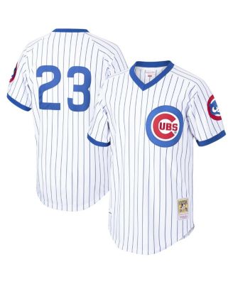 Men's Ryne Sandberg White Chicago Cubs Cooperstown Collection 1987 Authentic Player Jersey