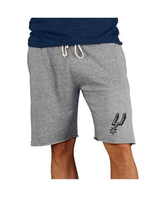 Men's Gray San Antonio Spurs Mainstream Terry Shorts