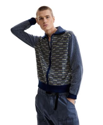 Men's Retro zipper sweater