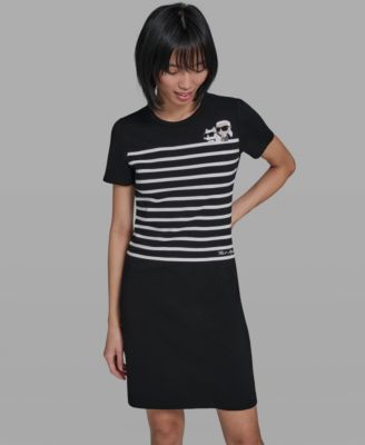 Women's Stripe Logo Dress