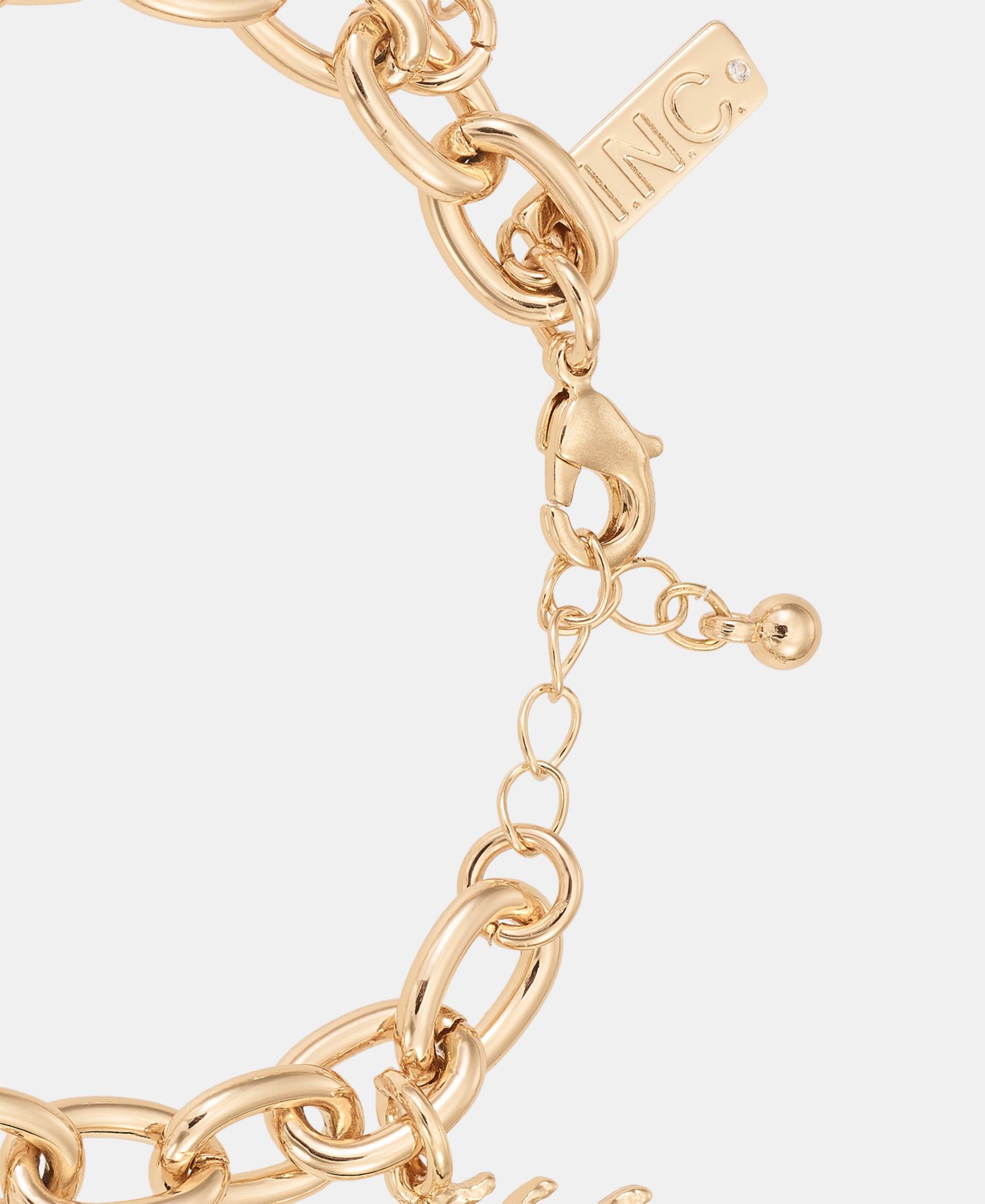 Pav&eacute; & Imitation Pearl Sealife Charm Bracelet