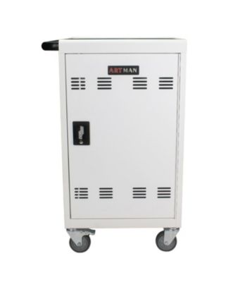 Mobile Charging Cart And Cabinet For Tablets Laptops 32-Device.