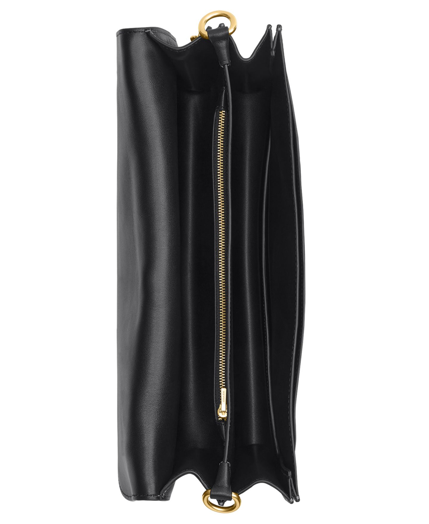 Женская сумка COACH Tabby Large Leather Shoulder 36, цвет: Латунный / Чёрный — фото 4