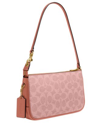 Plaza Small Signature Canvas Slim Shoulder Bag