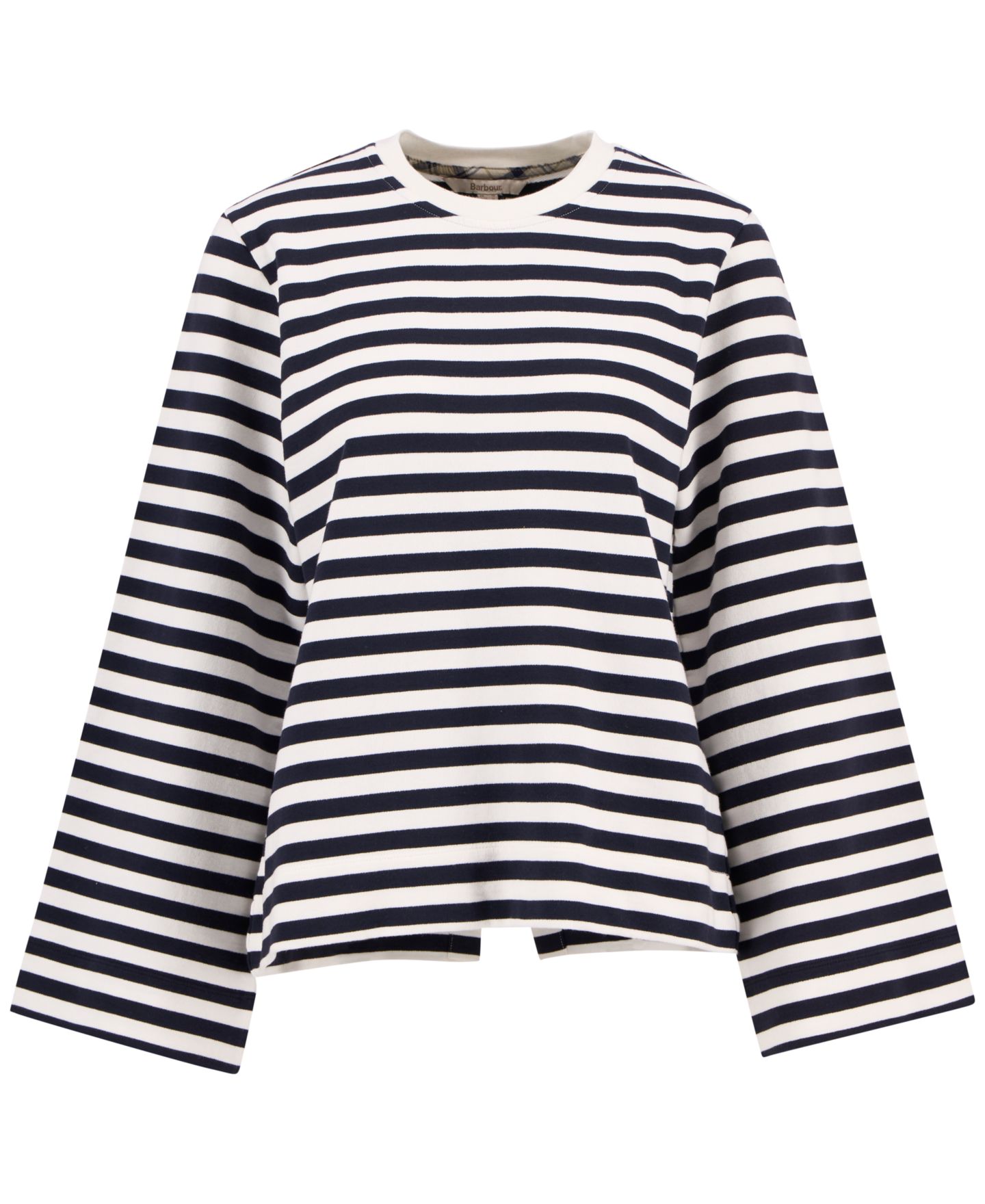 Женский свитшот Barbour Layla Striped, цвет: Облачный / Тёмно-синий полосатый — фото 3