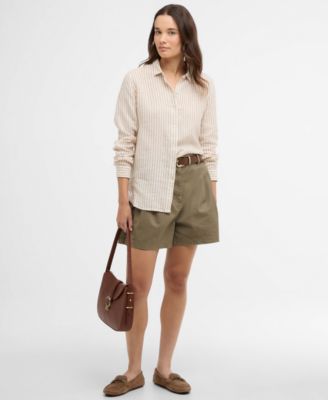 Women's Marine Relaxed-Fit Stripe Shirt