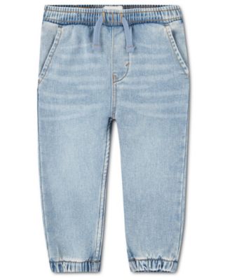 Baby Boys' Denim Dobby Jeans